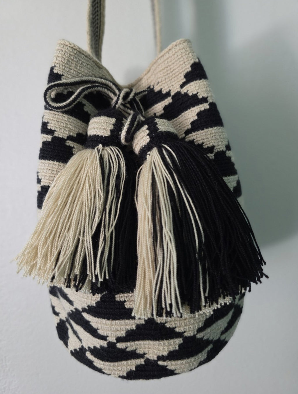 Shadow Peaks - Authentic Handmade Wayuu Mochila Bag