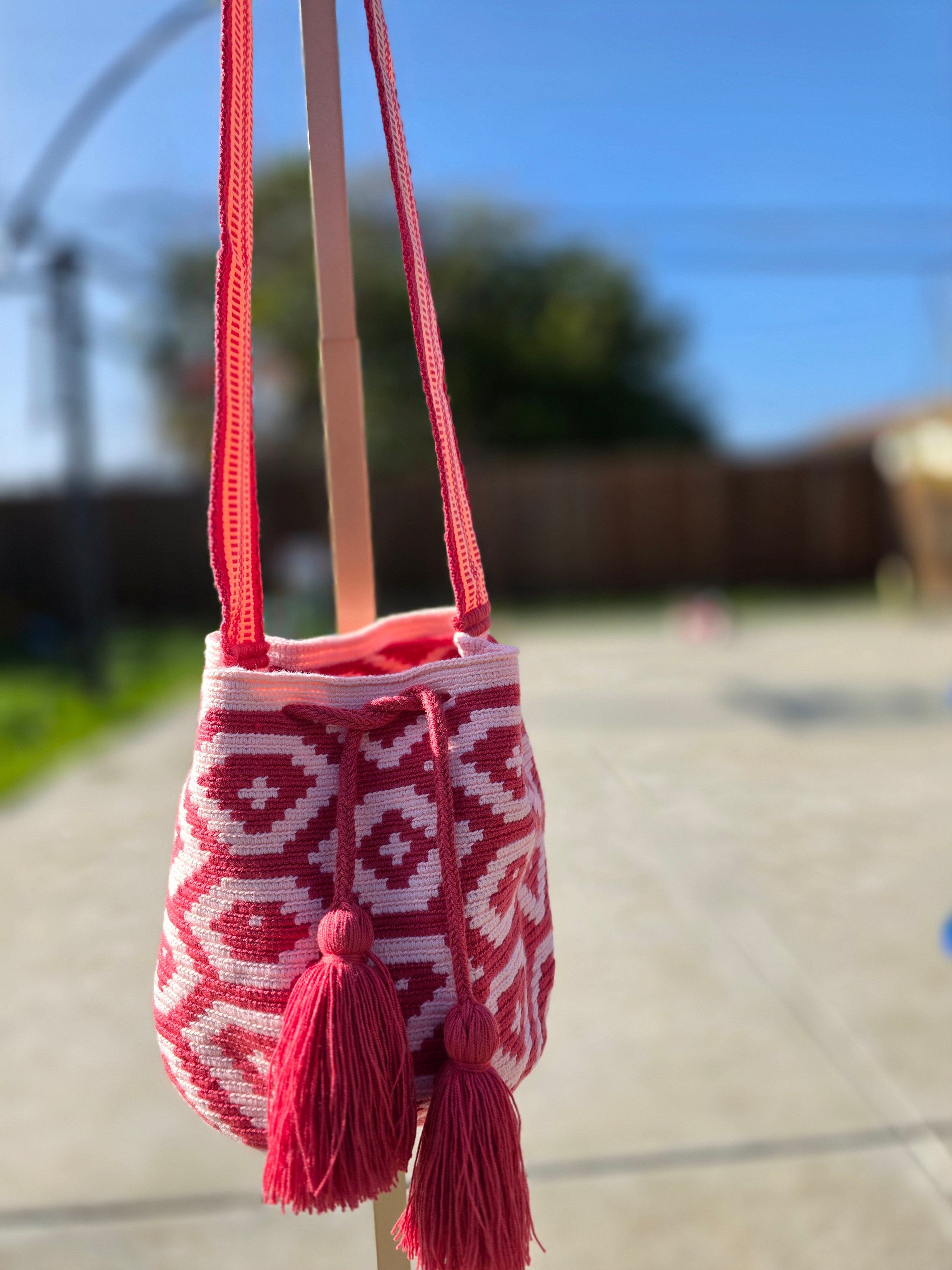 Rose Diamond Two-Thread Mochila Medium