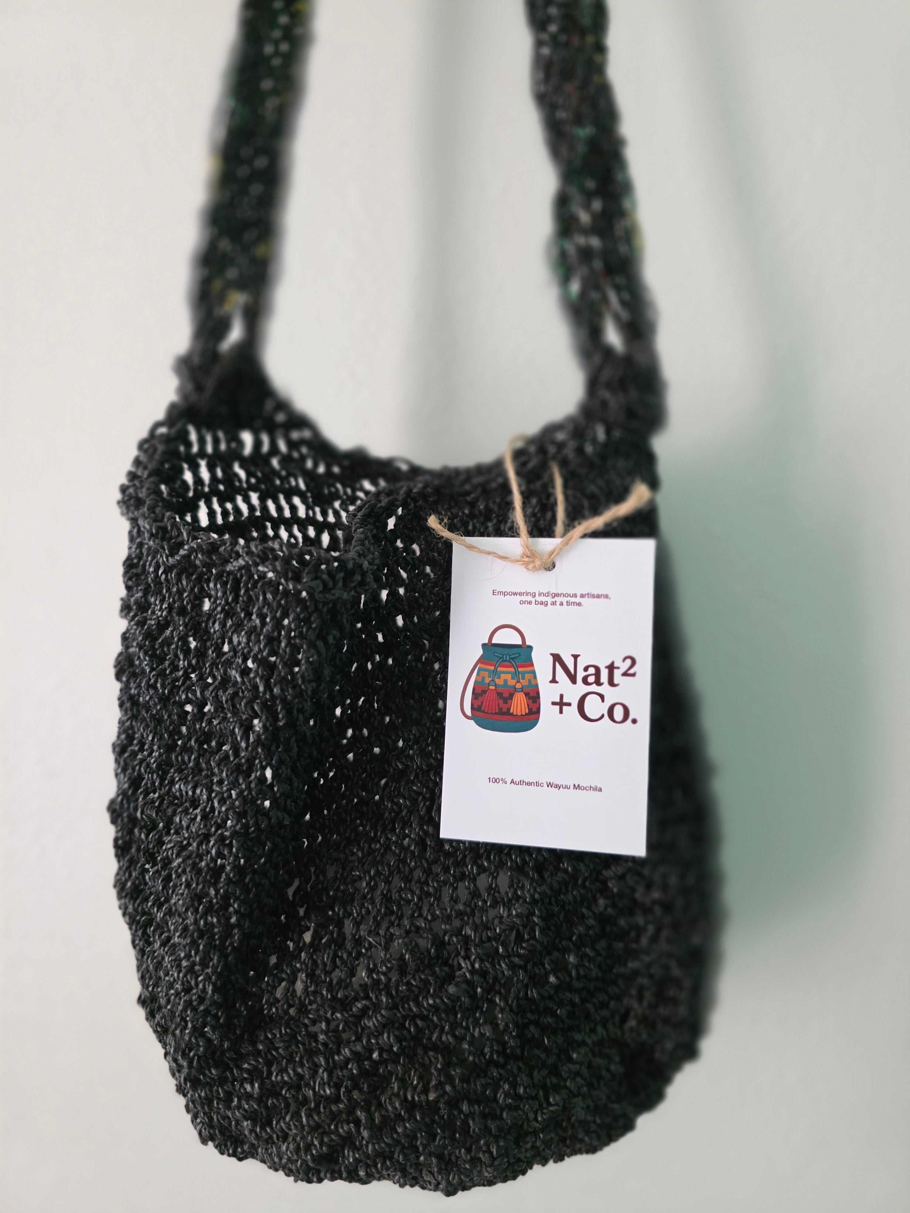 Reva – Small Eco Wayuu Mochila (Recycled Plastic)