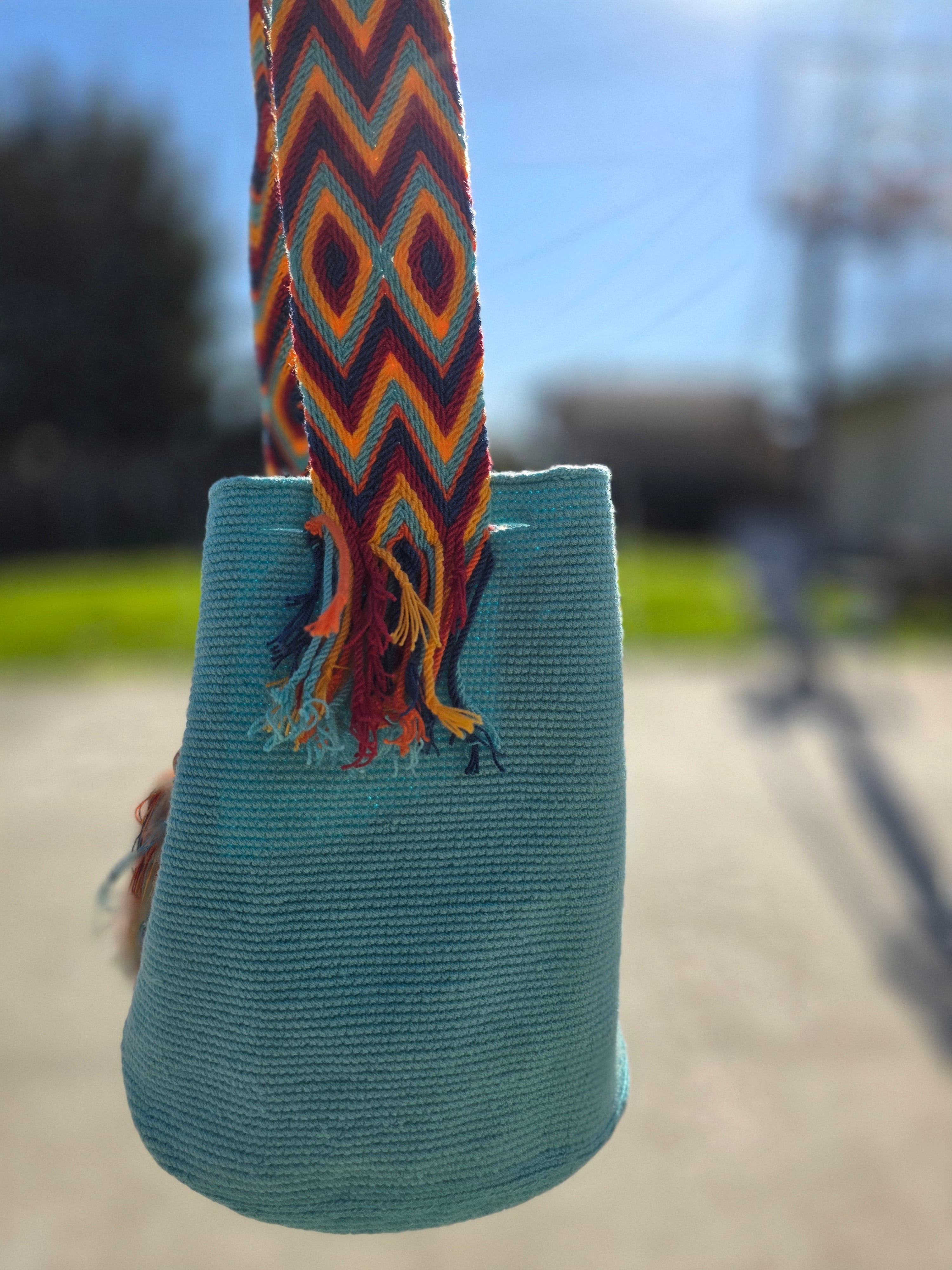 Coastal Carnival- Two-Thread Large Mochila