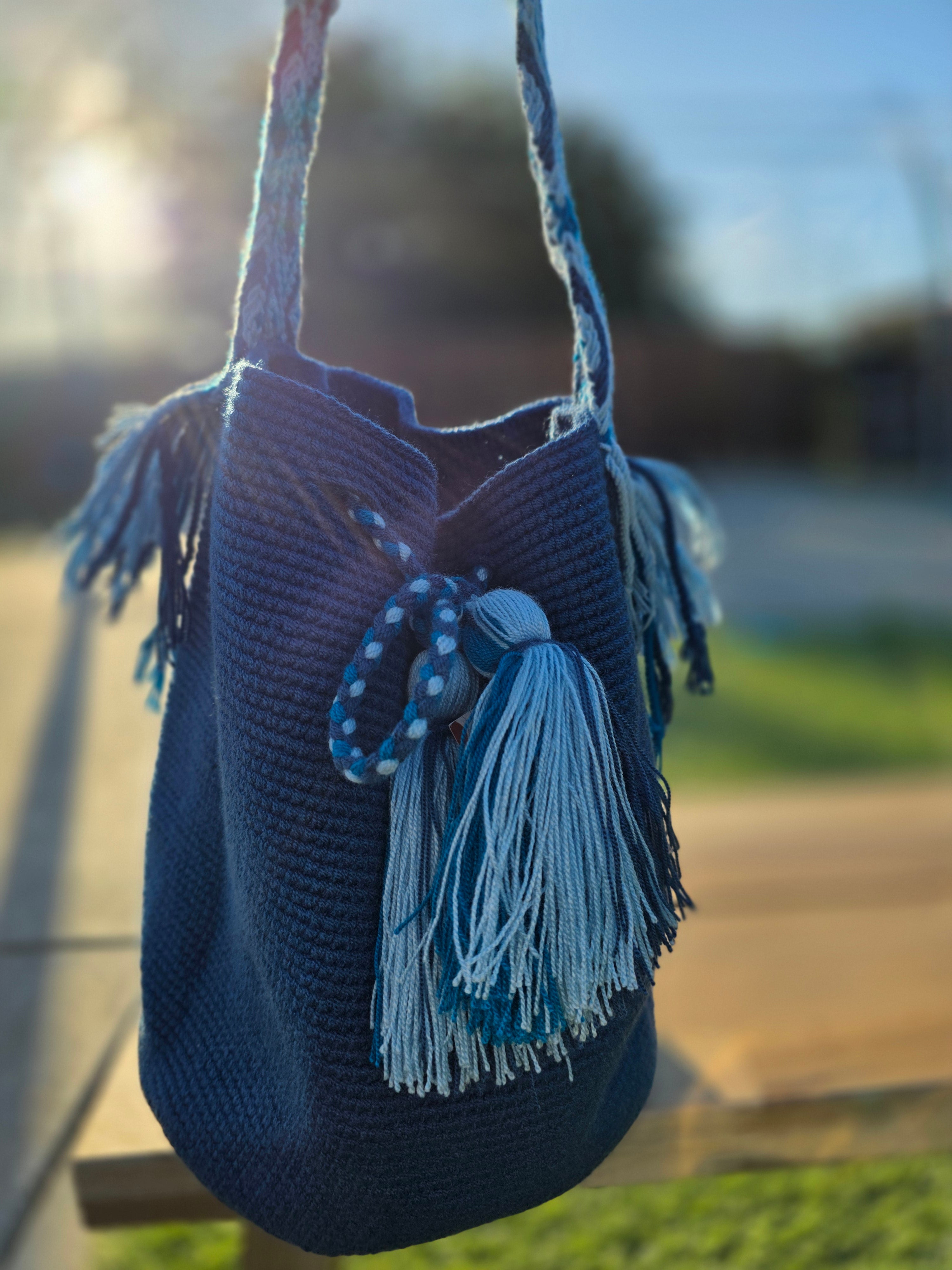 Marina – Large Two-Thread Wayuu Mochila