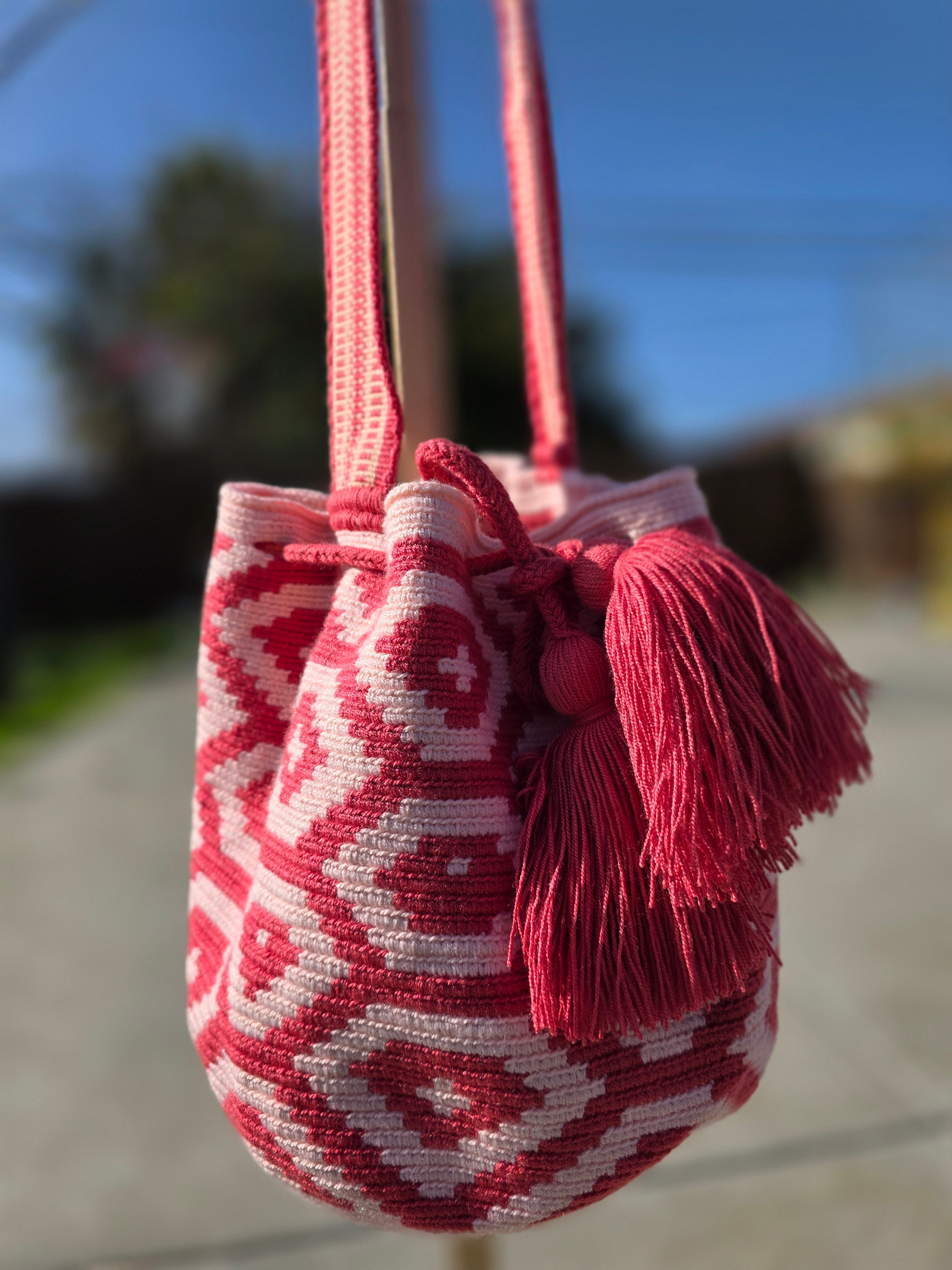 Rose Diamond Two-Thread Mochila Medium