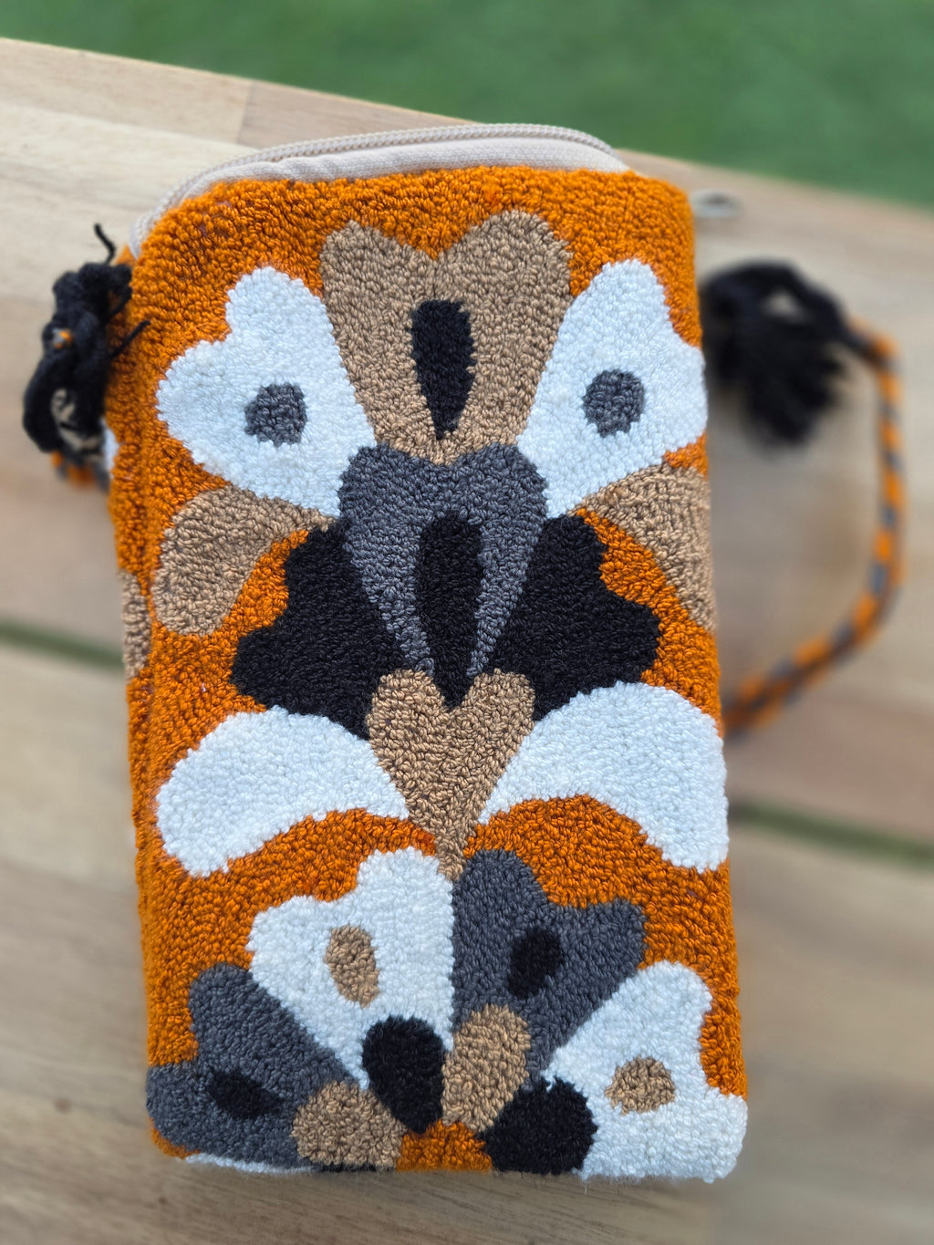 Upholstered Floral Cell Bag