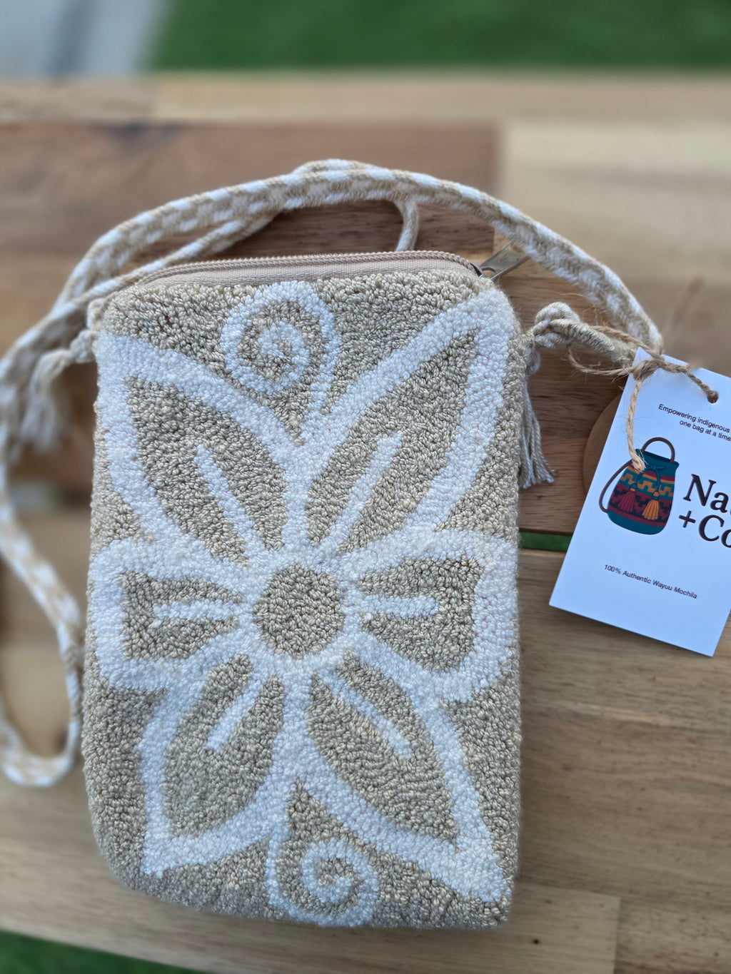 Upholstered Floral Cell Bag