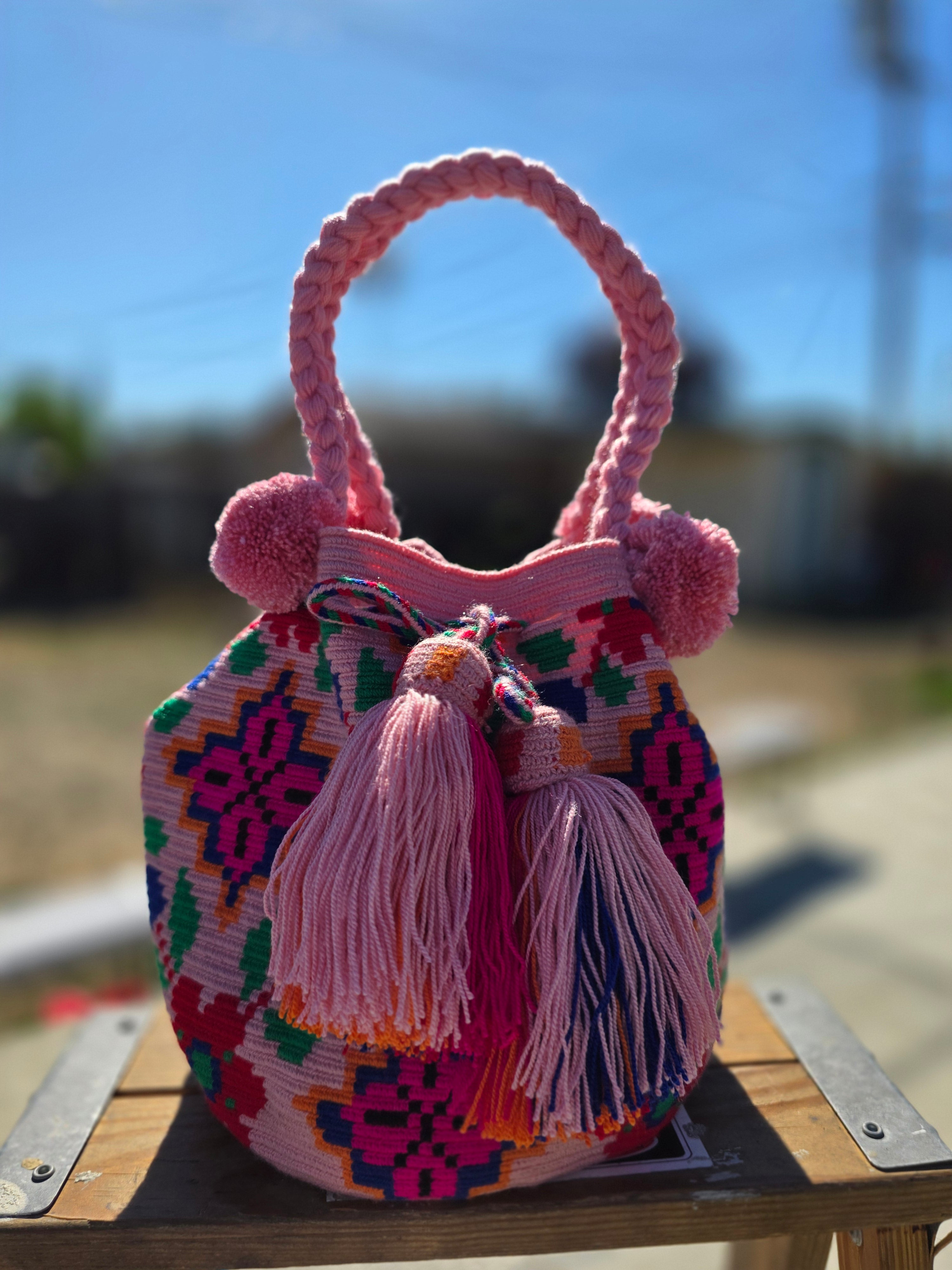 Collector's Edition- Floral Reverie One-thread Mochila Handbag Medium