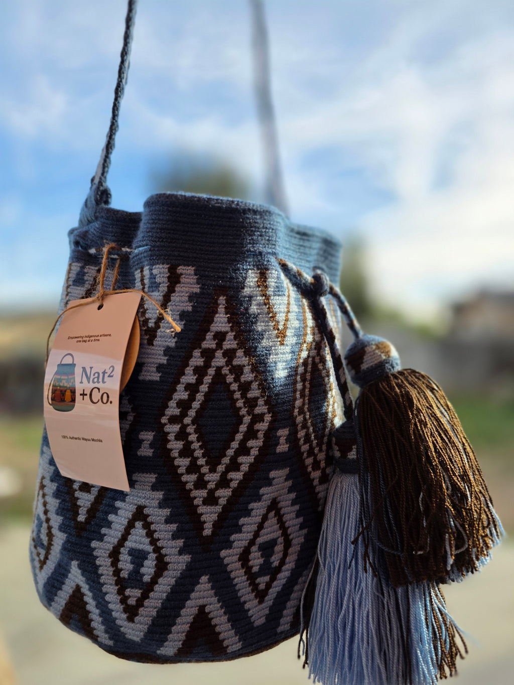 Nilo – One-Thread Wayuu Mochila Medium