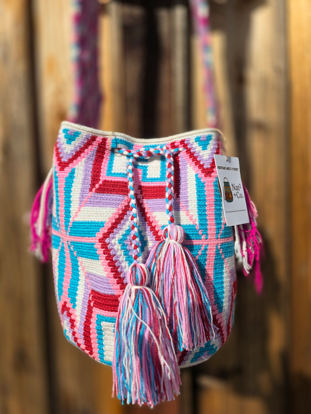 Rosado Camino Medium Mochila
