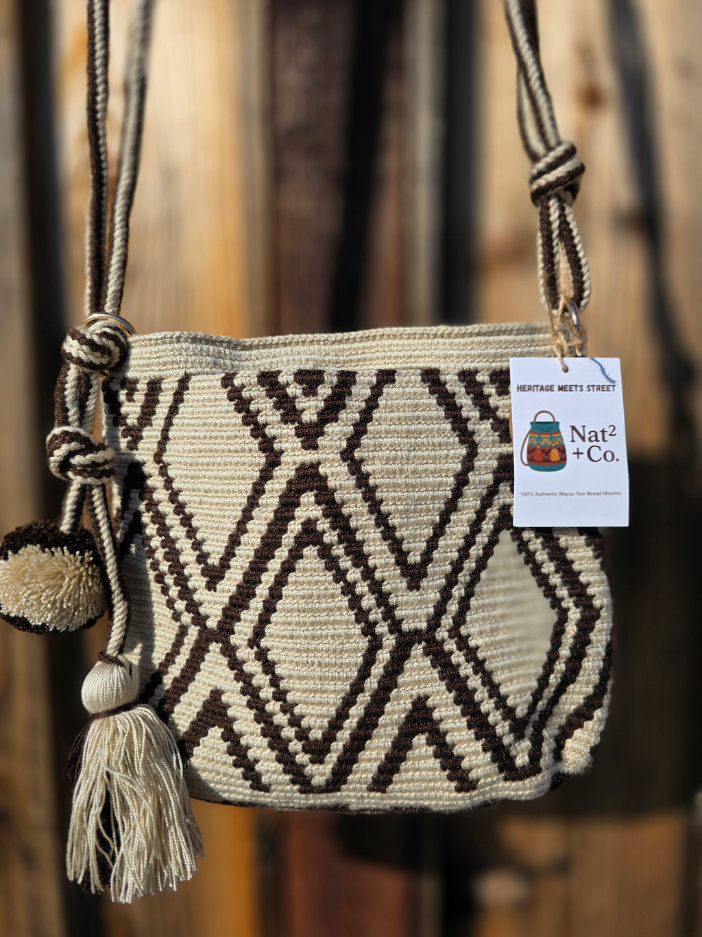 Soft Axis
Two-Thread Wayuu Mochila — Small