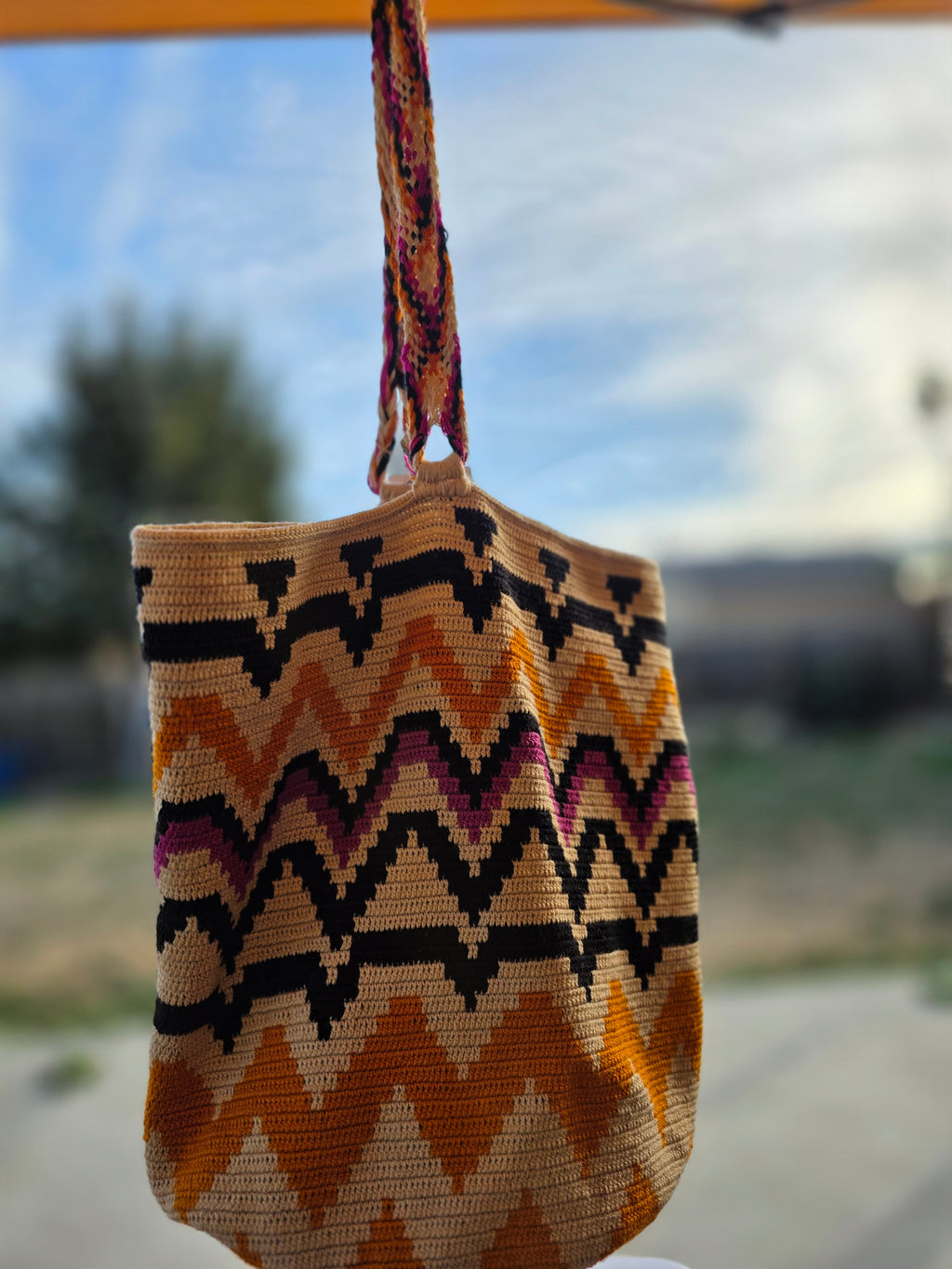 Marua – One-Thread Modern Wayuu Knit Shoulder Bag