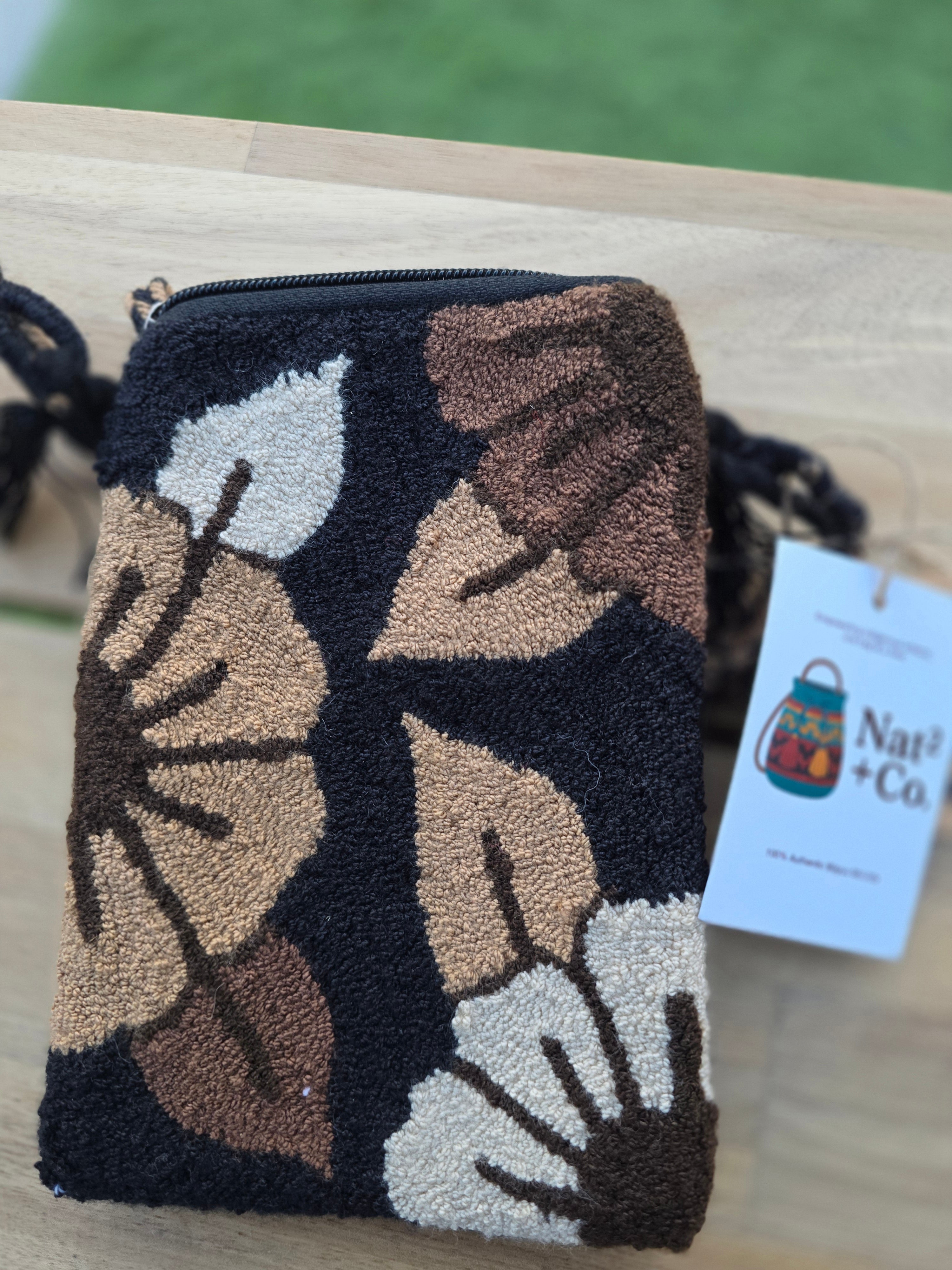 Upholstered Floral Cell Bag