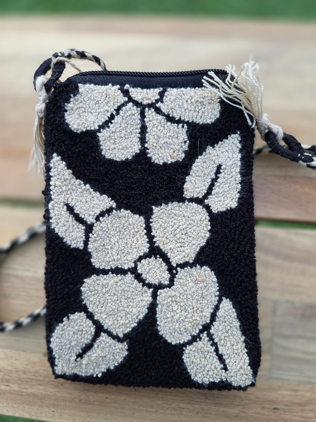 Upholstered Floral Cell Bag