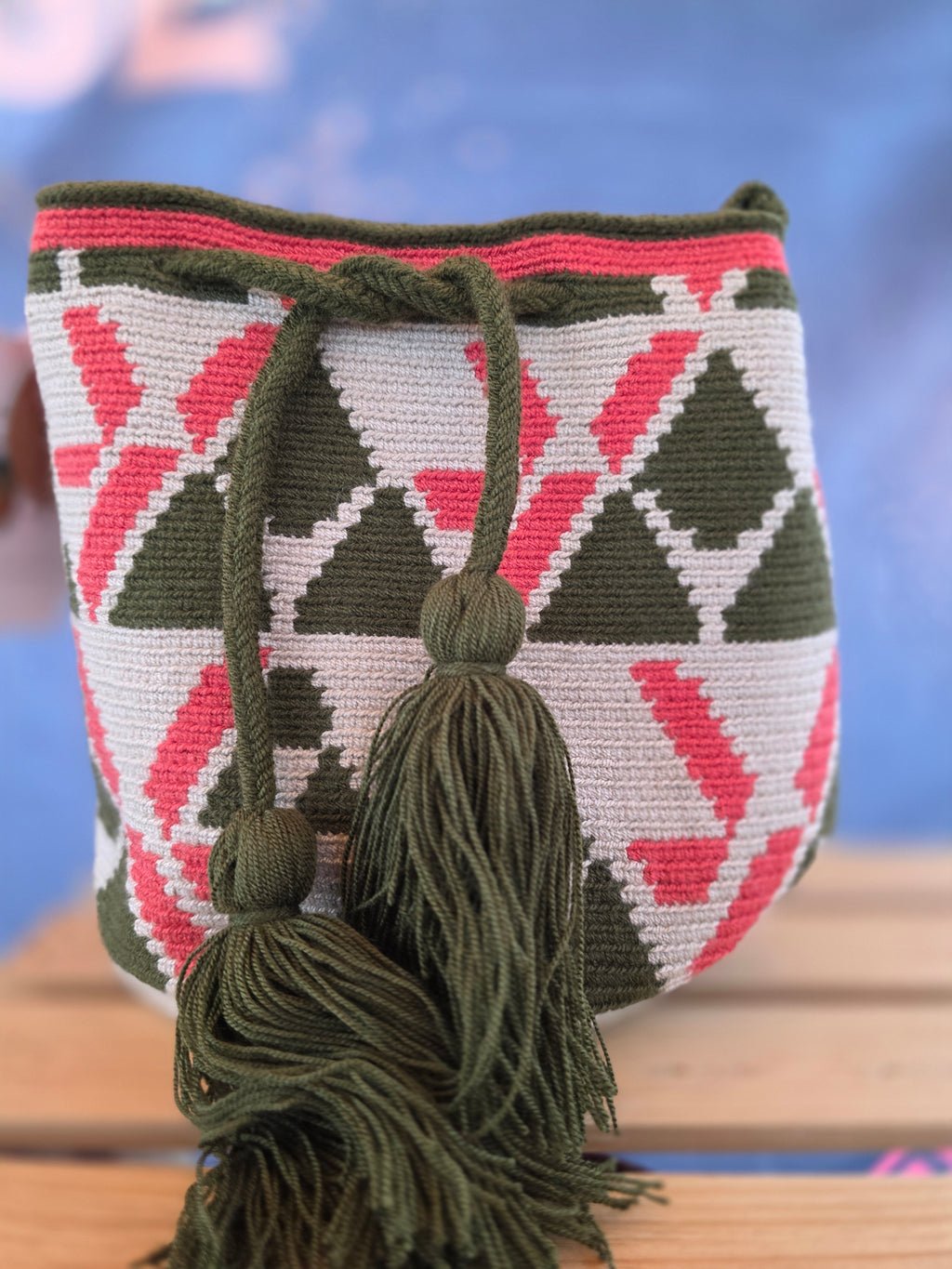 Vine – Two-Thread Wayuu Mochila Small