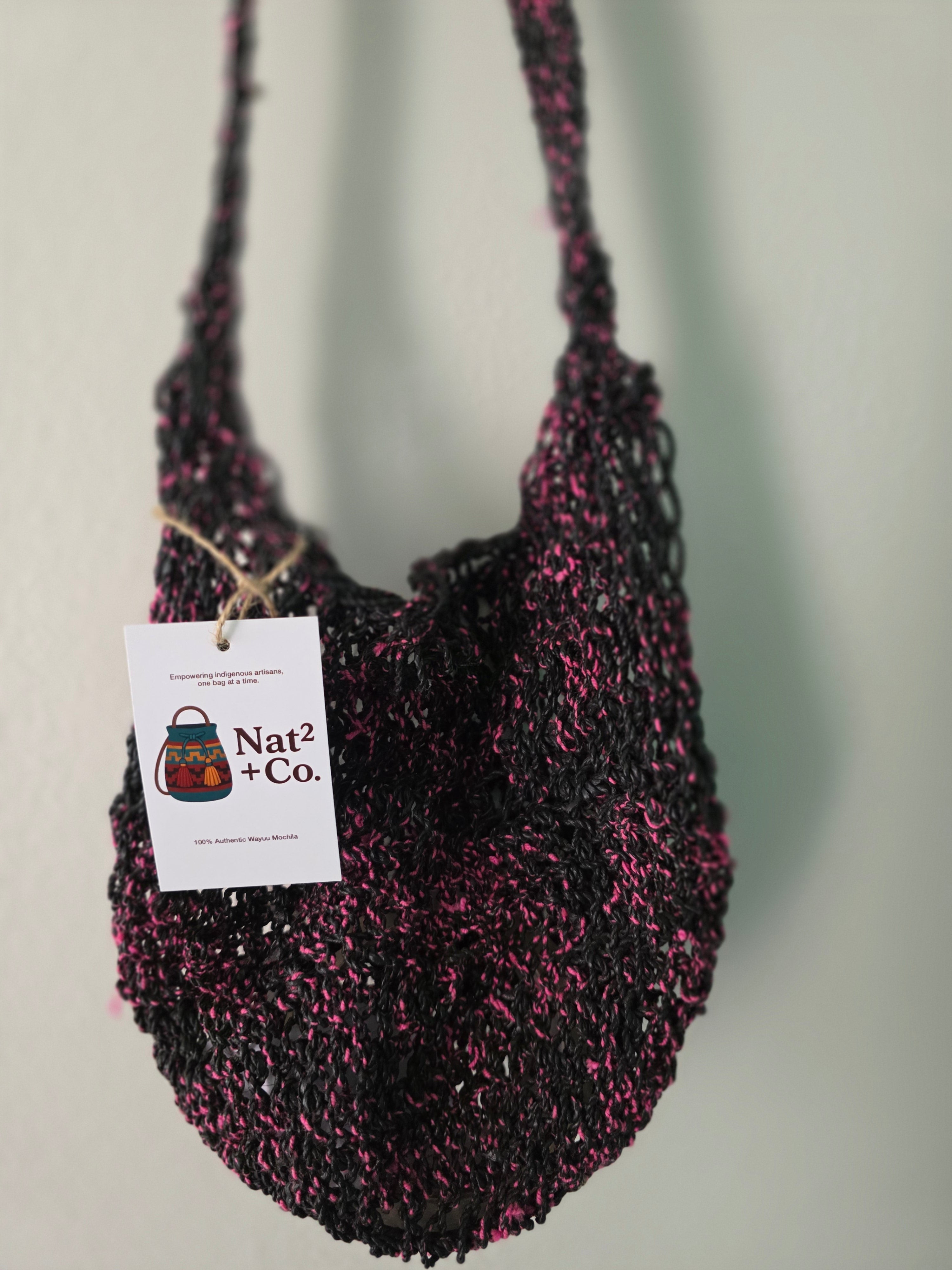 Lunara – Medium Eco Wayuu Mochila (Recycled Plastic)