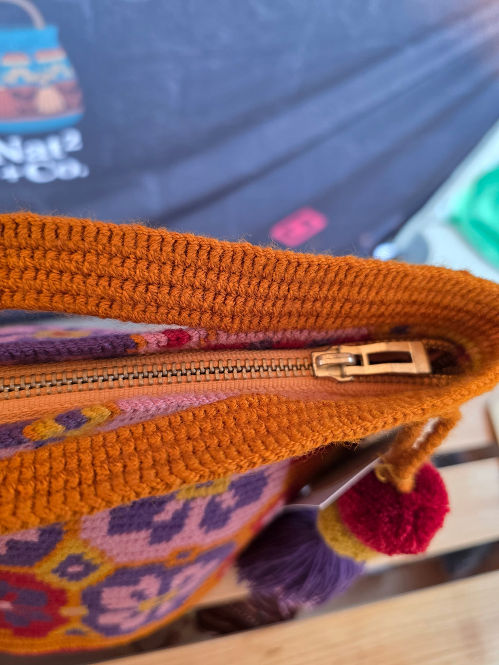 Solana – Two-Thread Wayuu Clutch