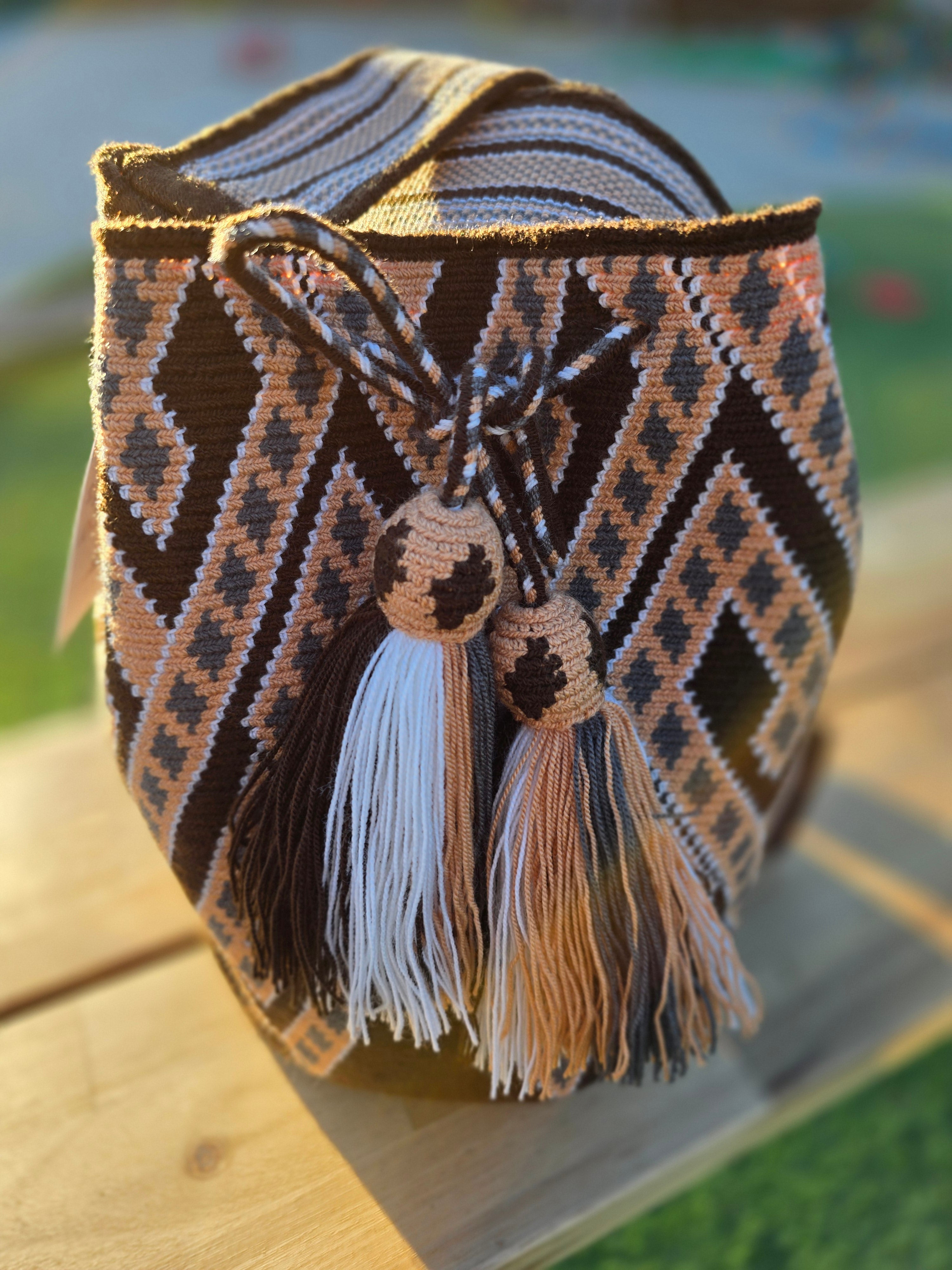 Kora Tan + Cream Mochila- L