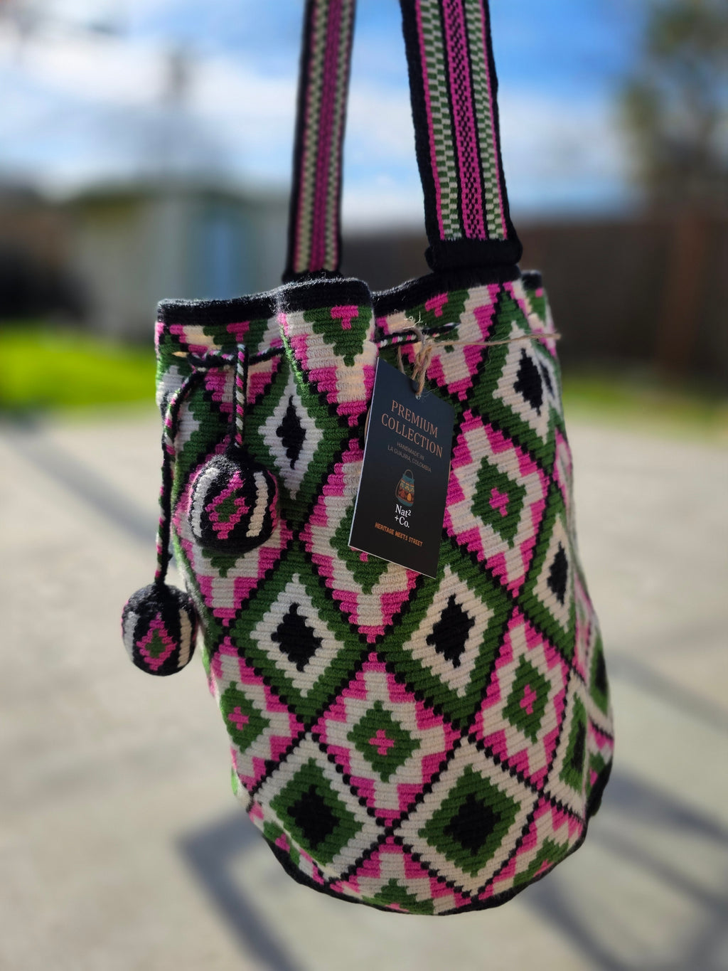 Verdant Pulse Mochila — Large (One-Thread)