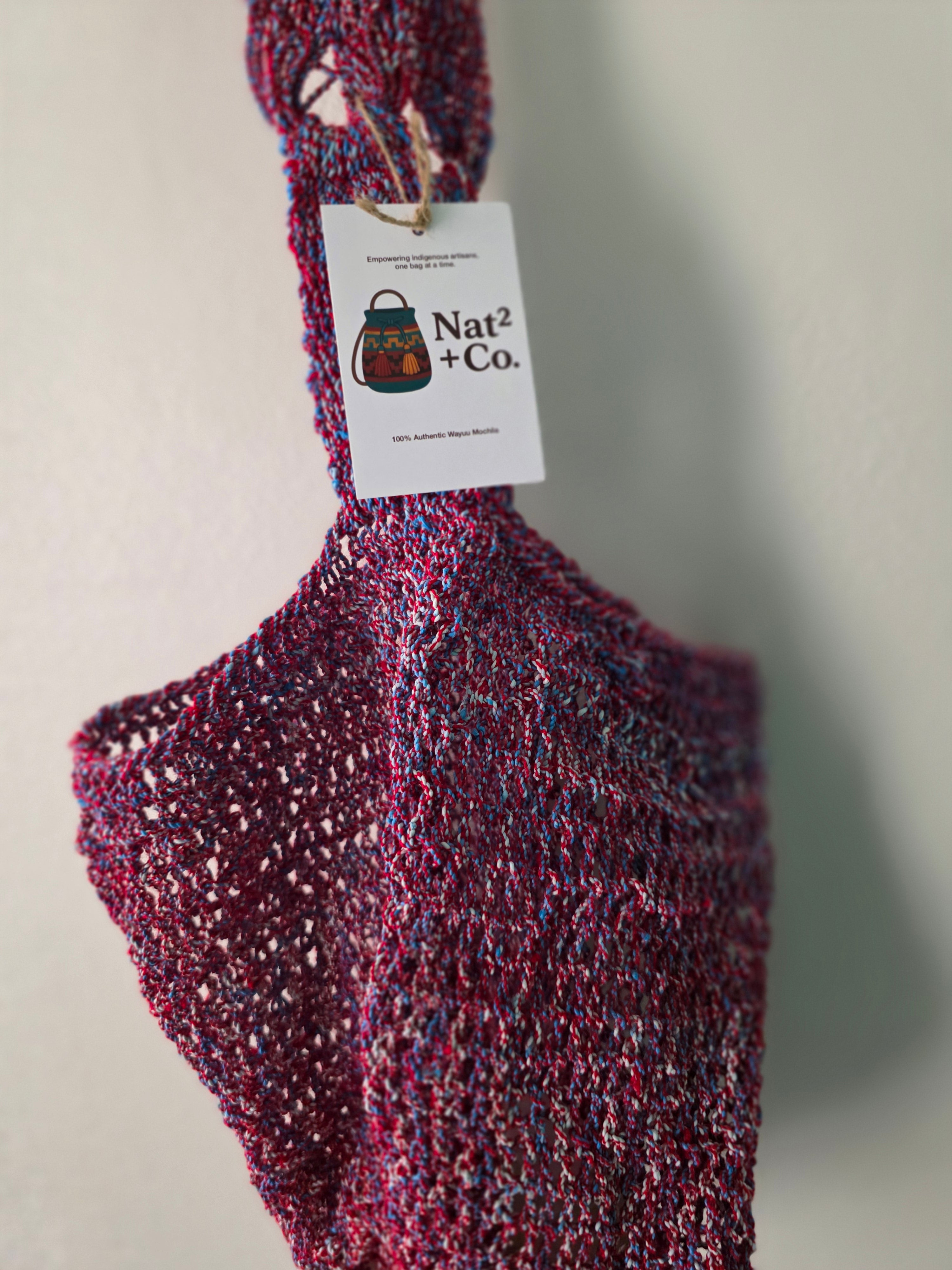 Alera – Large Eco Wayuu Mochila (Recycled Plastic)