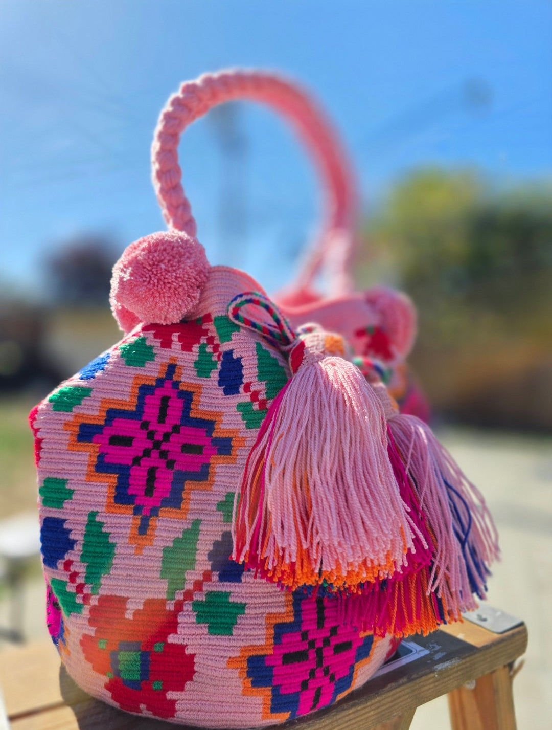 Collector's Edition- Floral Reverie One-thread Mochila Handbag Medium