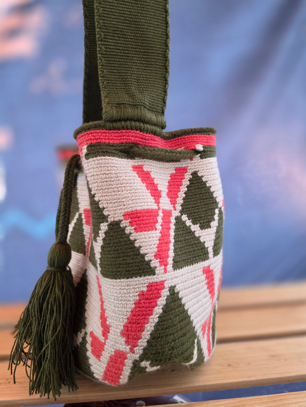 Vine – Two-Thread Wayuu Mochila Small