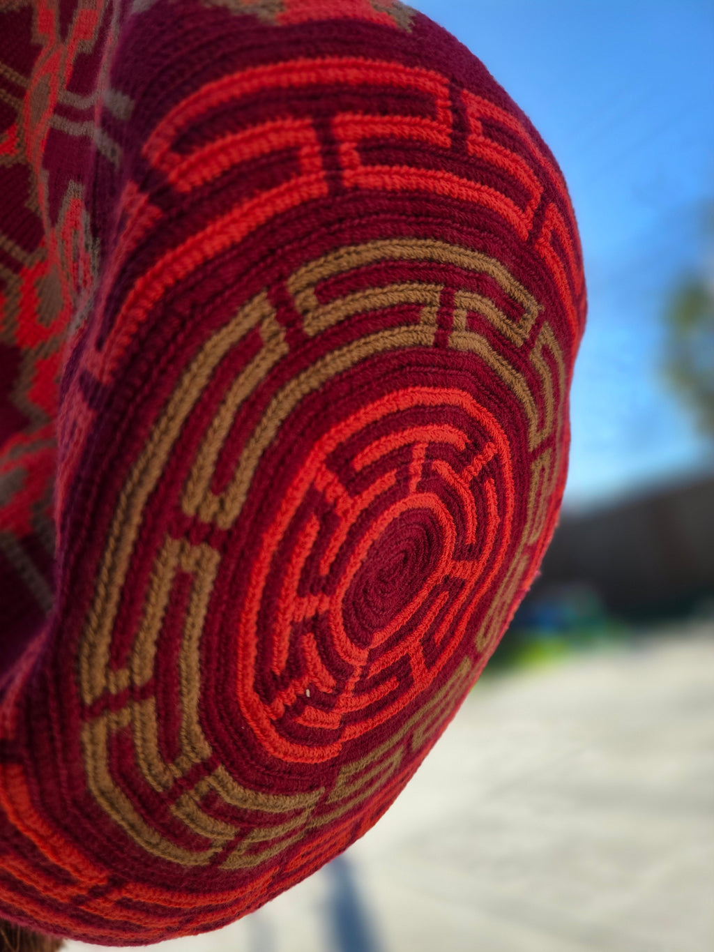 Red Mesa — Wayuu Two-Thread Tote