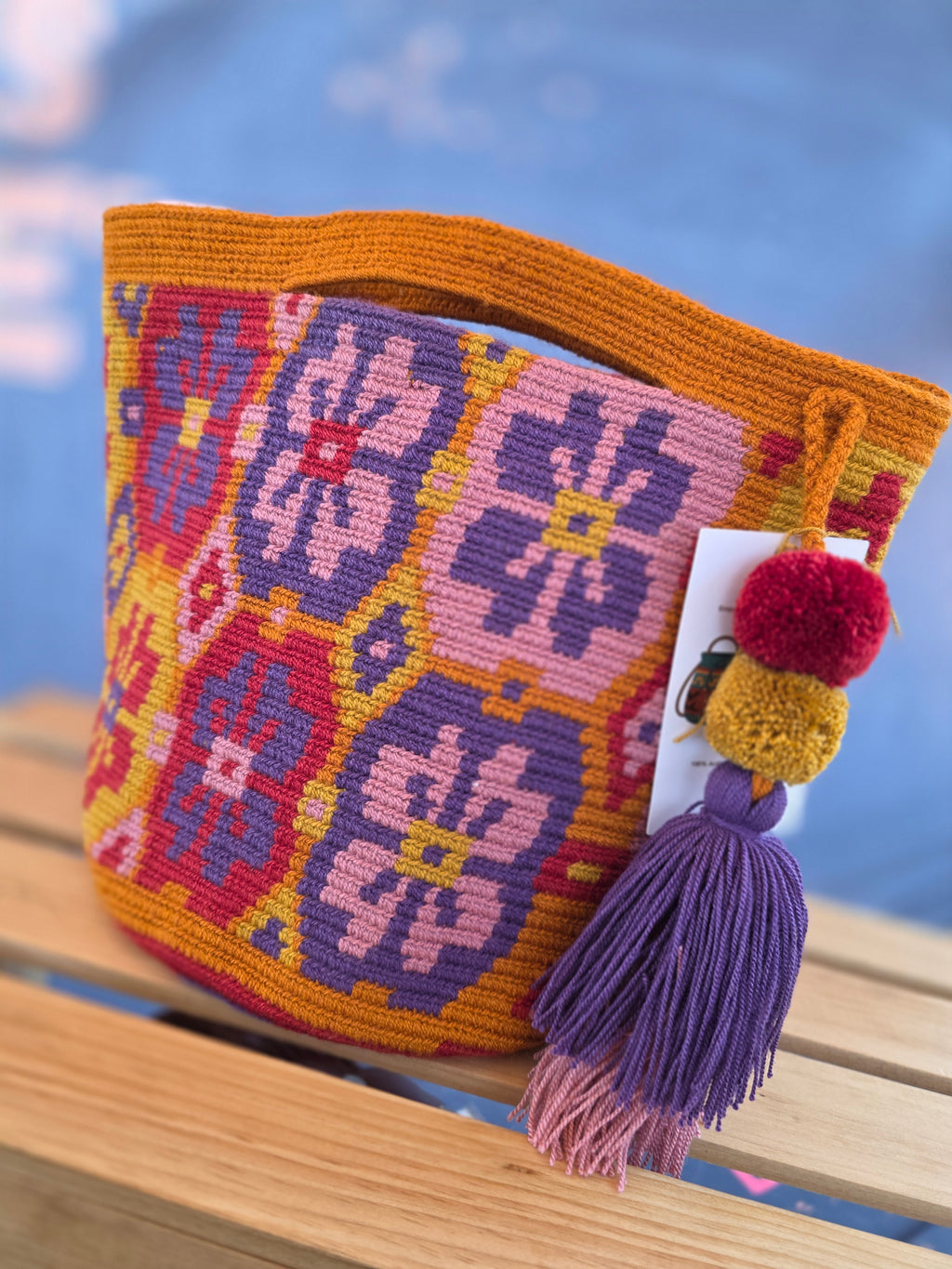 Solana – Two-Thread Wayuu Clutch