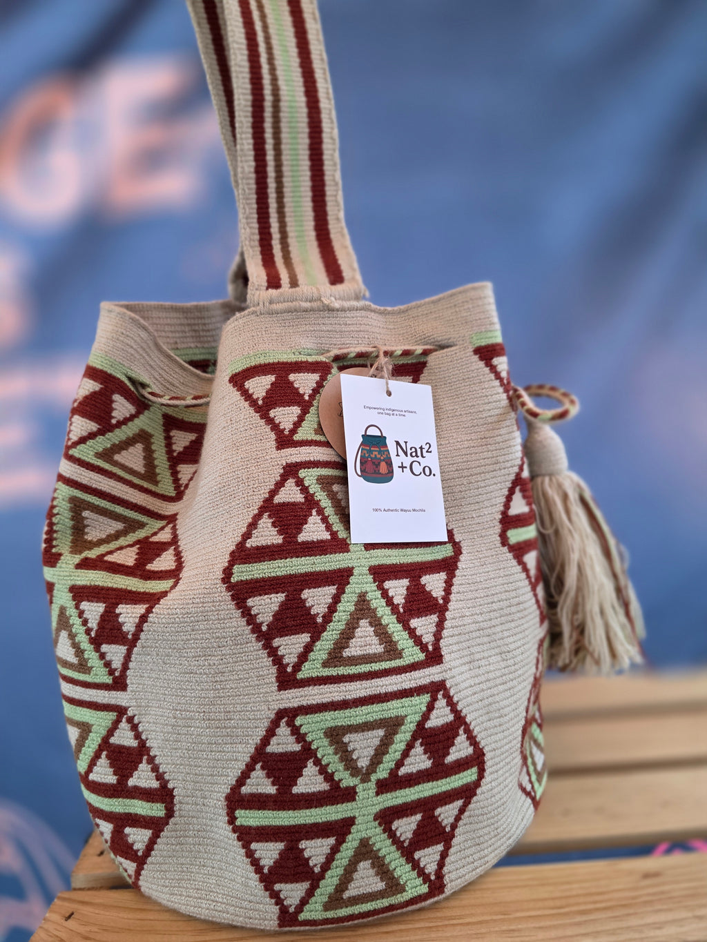 Mesa –One-Thread Wayuu Mochila Large