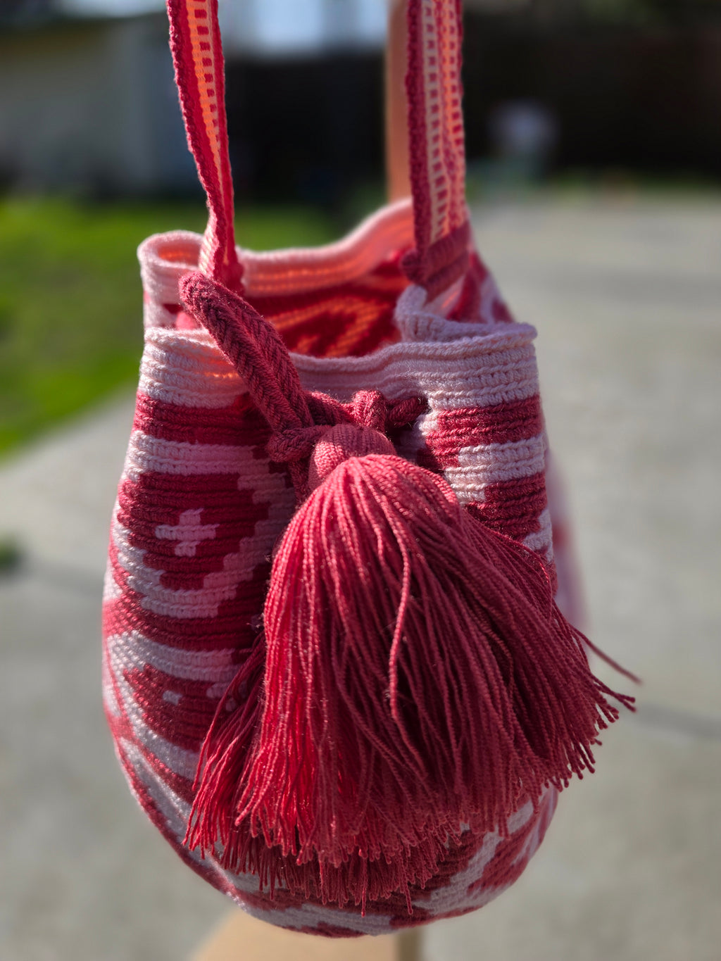 Rose Diamond Two-Thread Mochila Medium