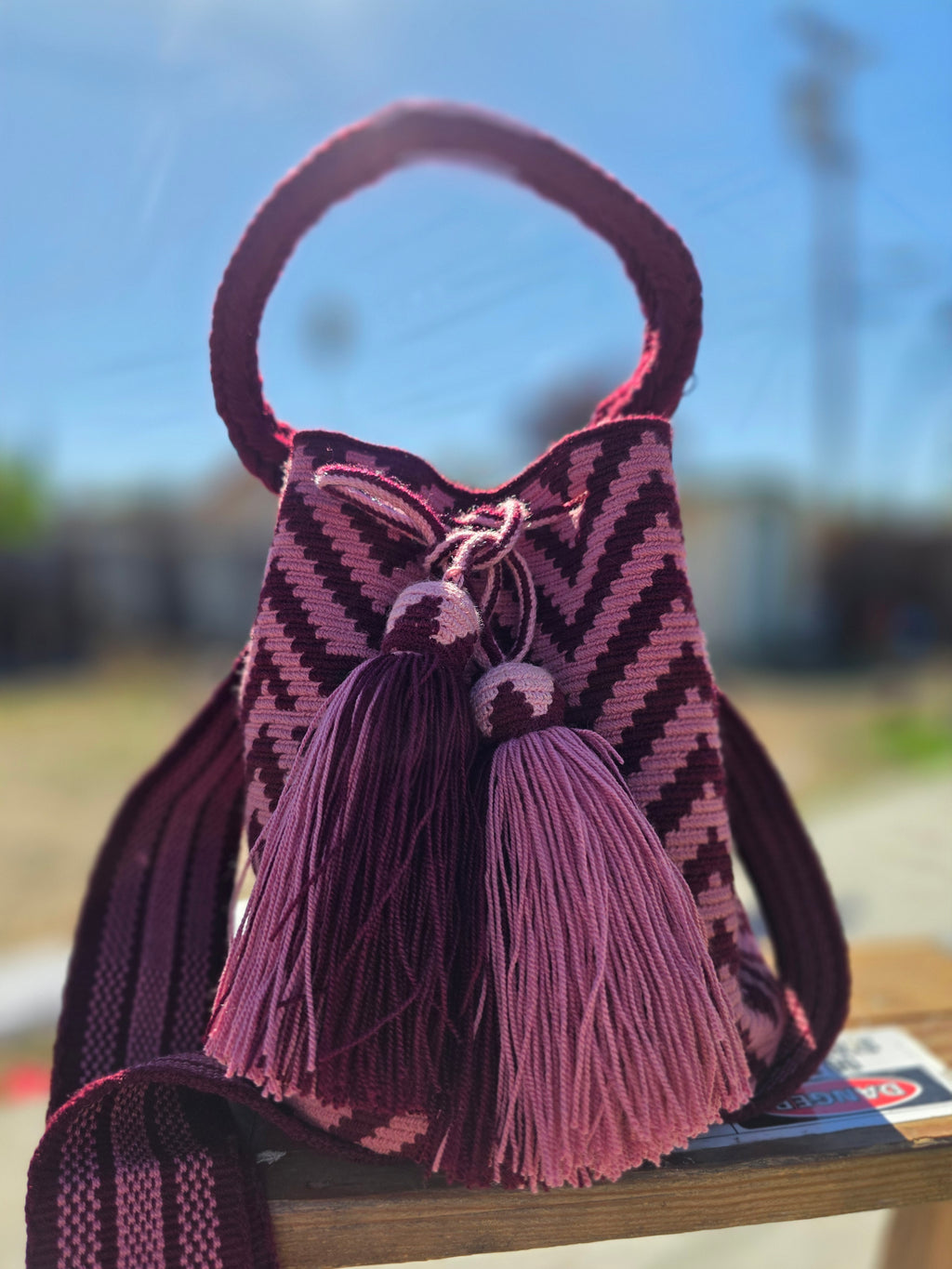 Mora – Medium One-Thread Wayuu Mochila