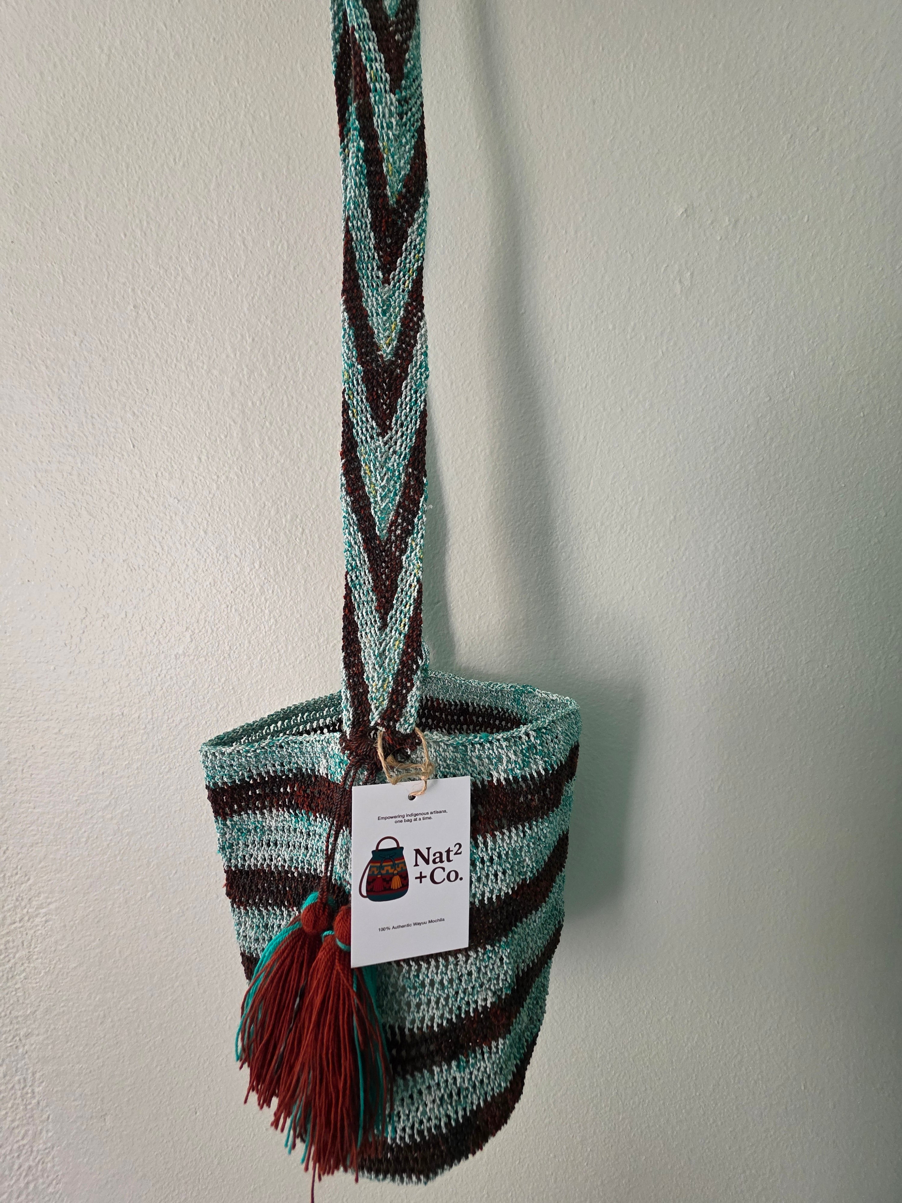 Maréa – Medium Eco Wayuu Mochila (Recycled Plastic)